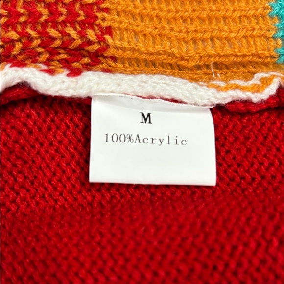 Festive Red Snowman Crewneck Sweater - Picture 7 of 7